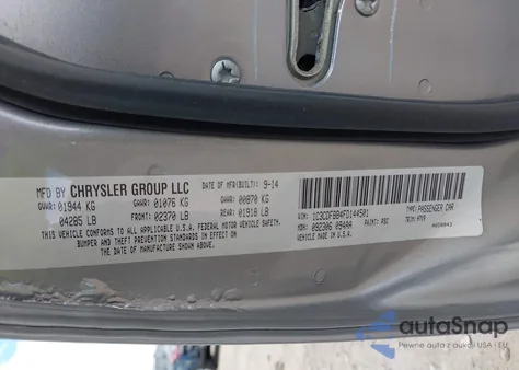 2015 Dodge Dart Sxt z USA, uszkodzony, nr VIN 1C3CDFBB4FD144501